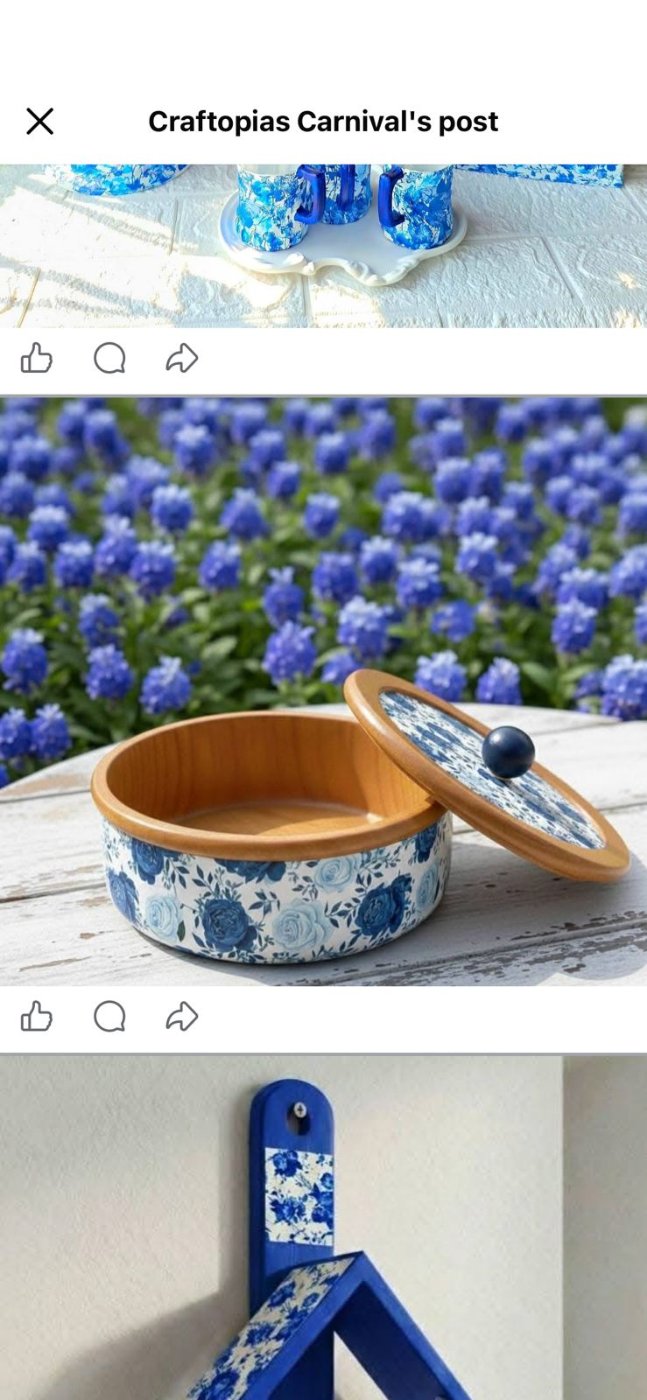 Floral Wooden Ruti Box