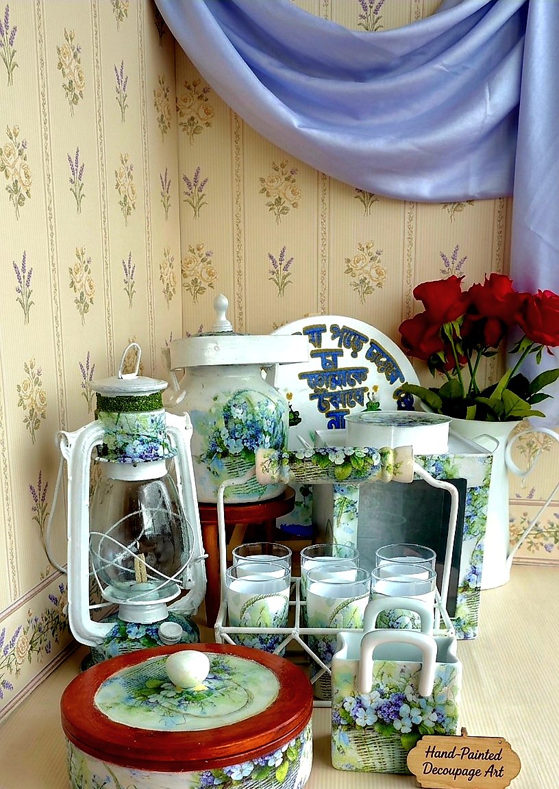 DecoPainted Tea Corner Set