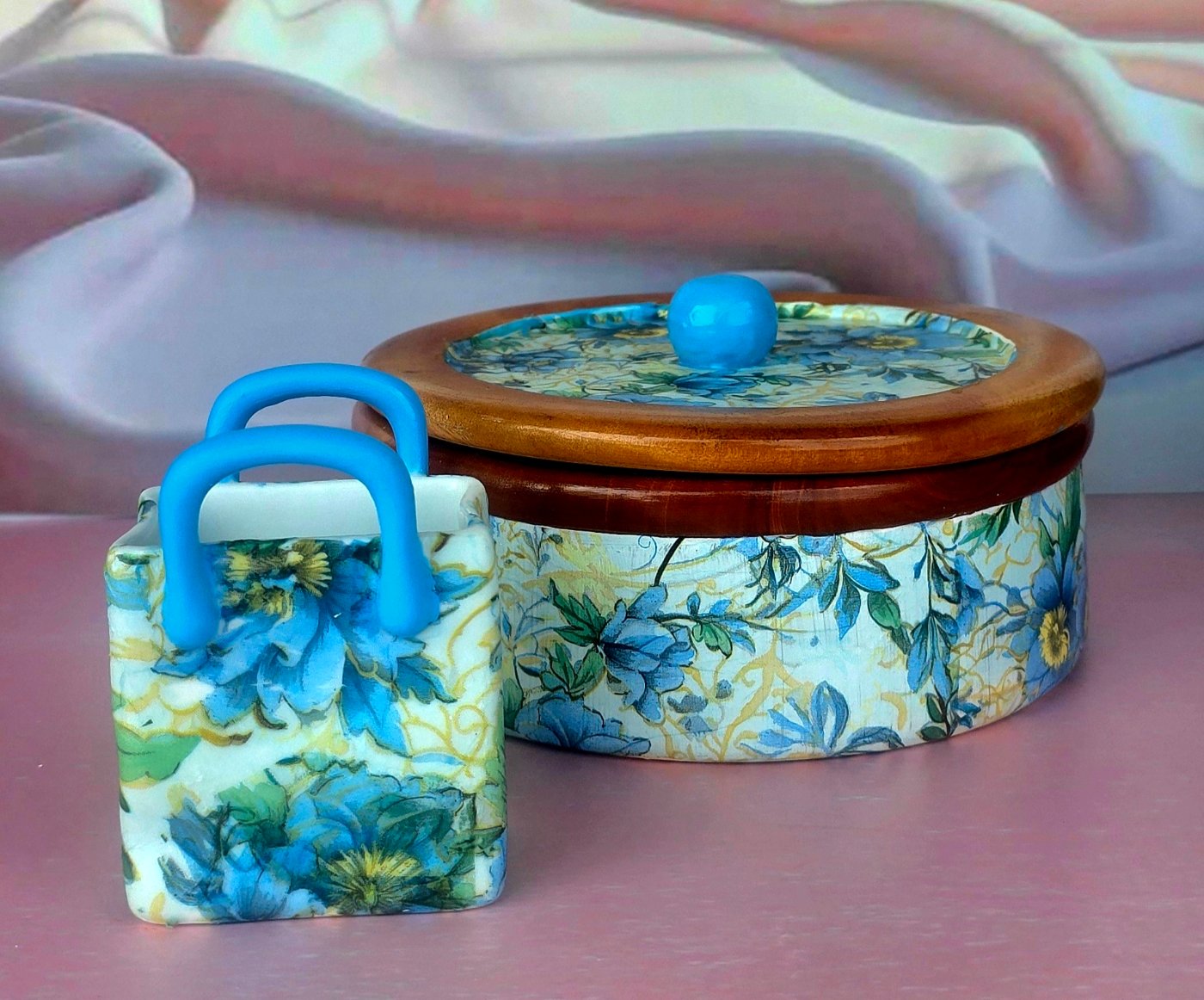 Blue Floral Ruti Box Set