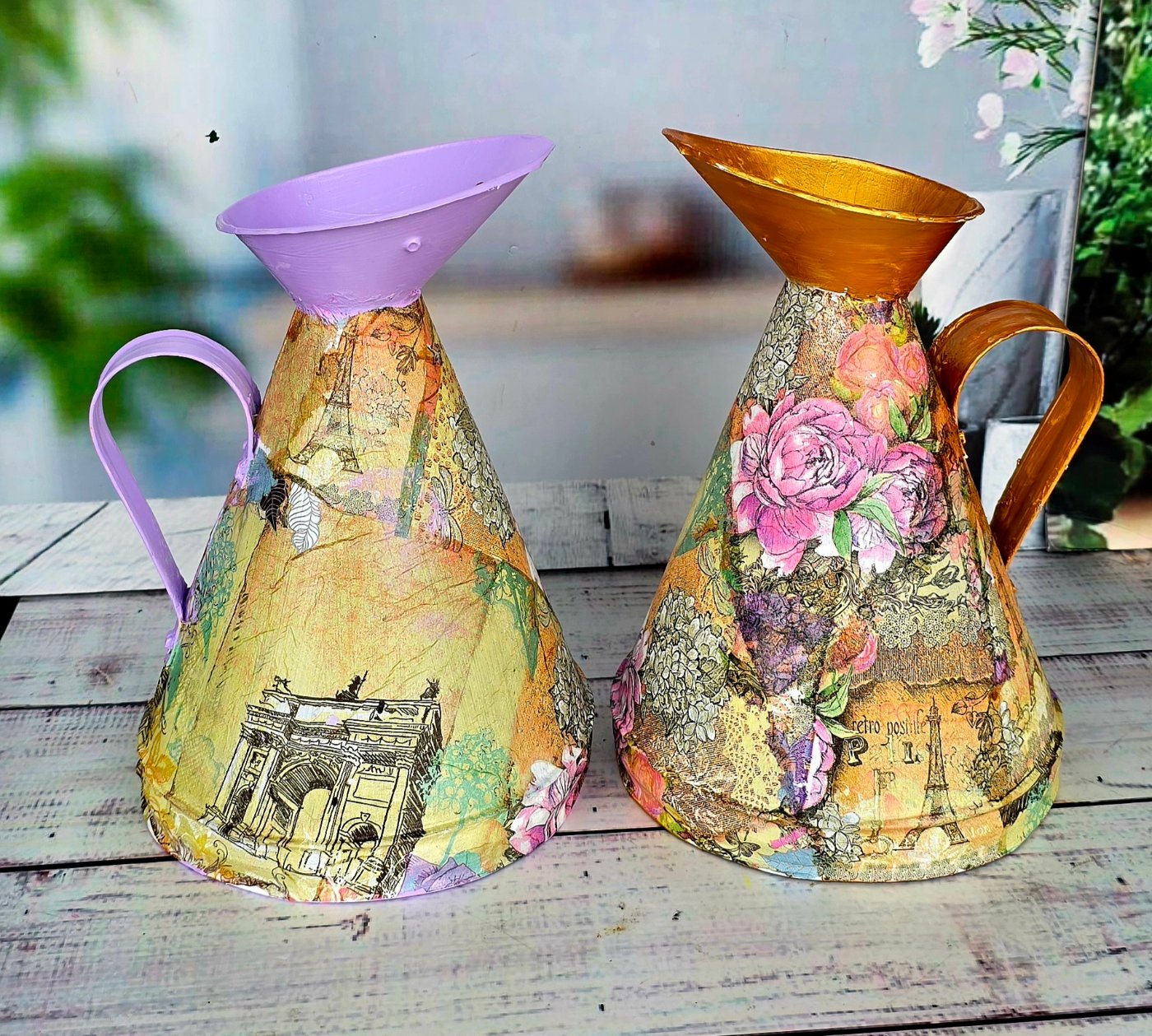 Vintage Style Decorative Pitchers