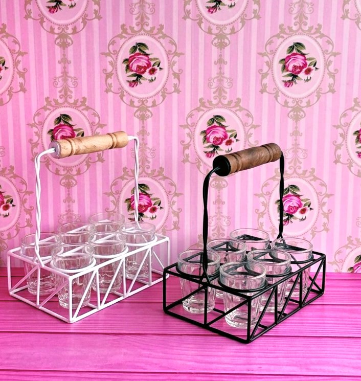 Wire Tea Glass Holder