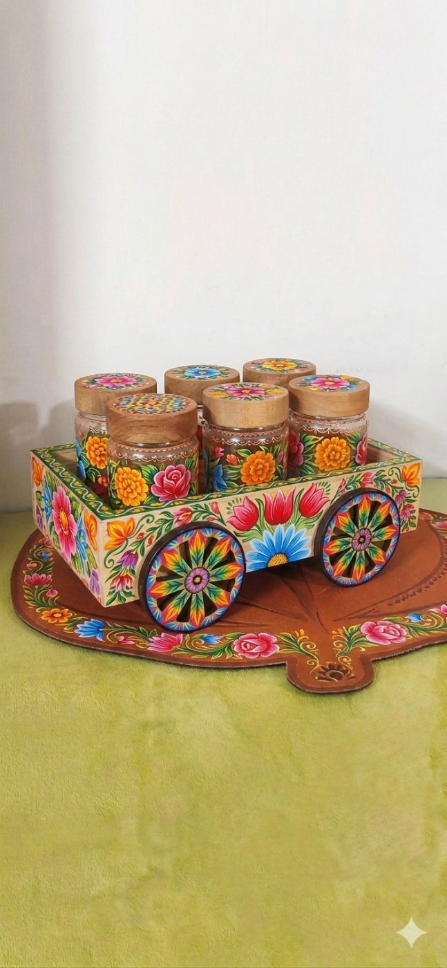 Hand-Painted Rickshaw Paint Spice Set