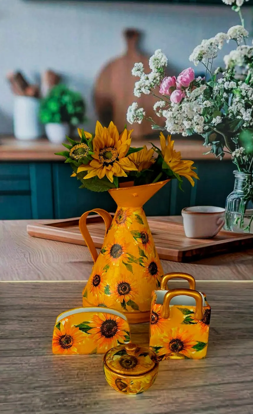 Sunflowr Deco-painted Decor Set