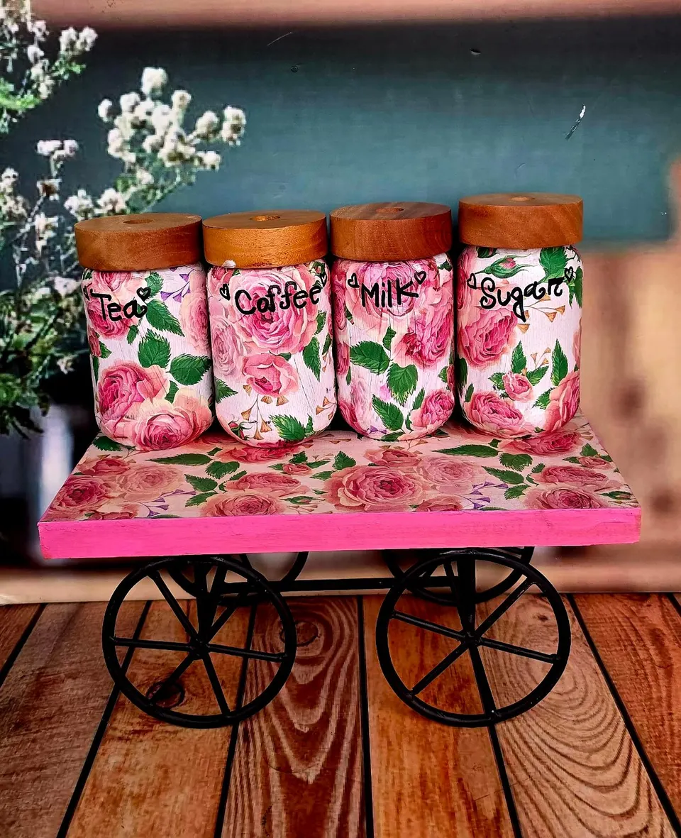 Floral Tea Corner Set