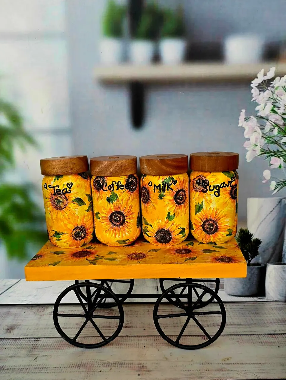 Sunflower Tea Corner Set