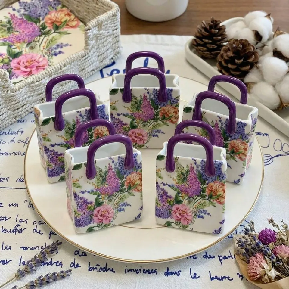 Floral Decoprinted SpoonBag