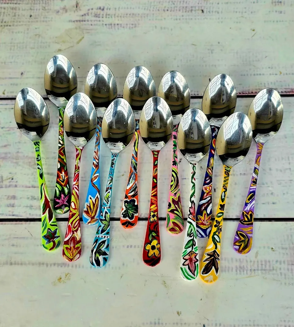 Hand-painted Spoons Set
