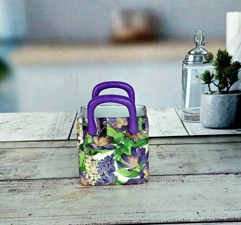 Floral Design Spoon Bag