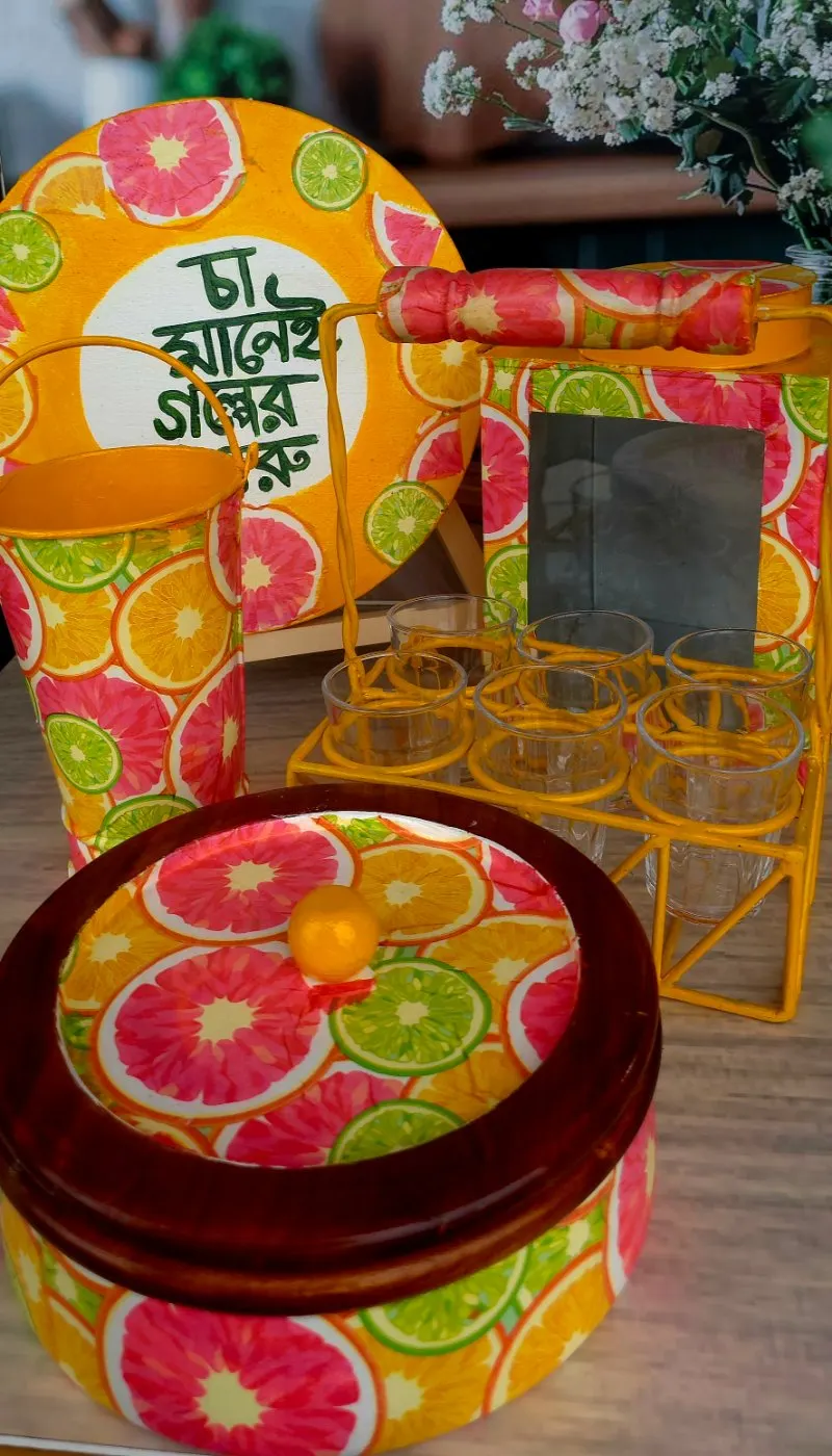 Complete Citrus Chaa Serving Set