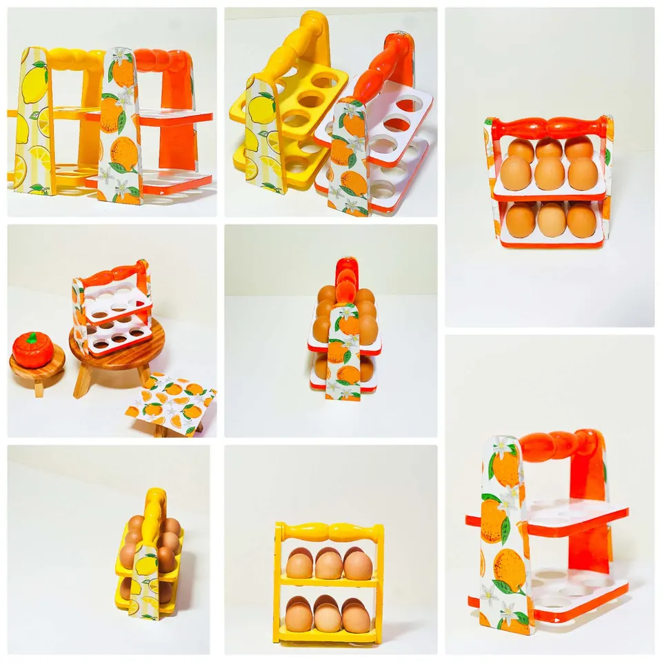 Wooden Citrus Egg Holder