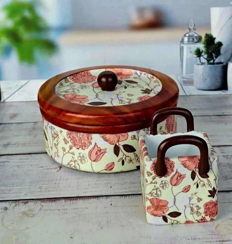 Floral Wooden Ruti Box Set