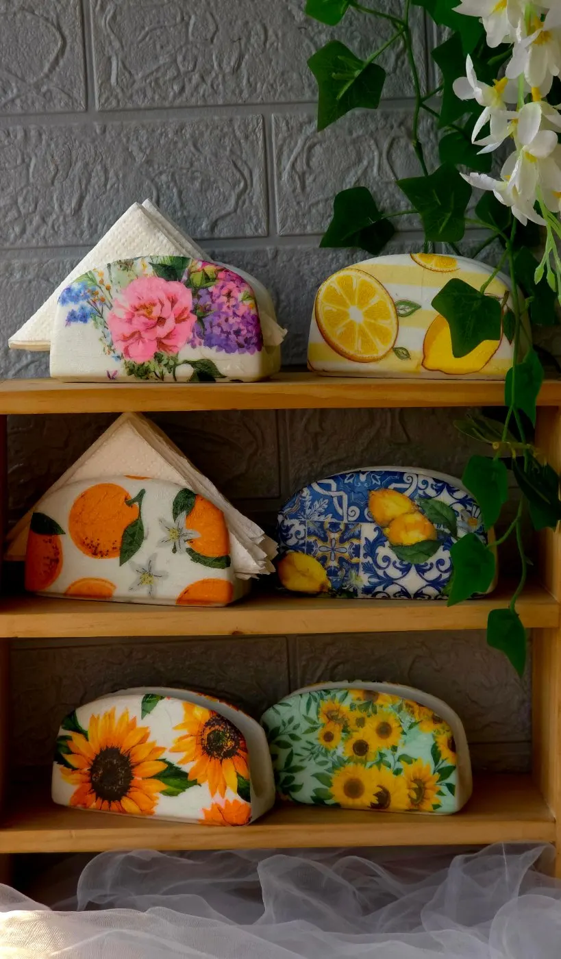 Artistic Napkin Holder Set