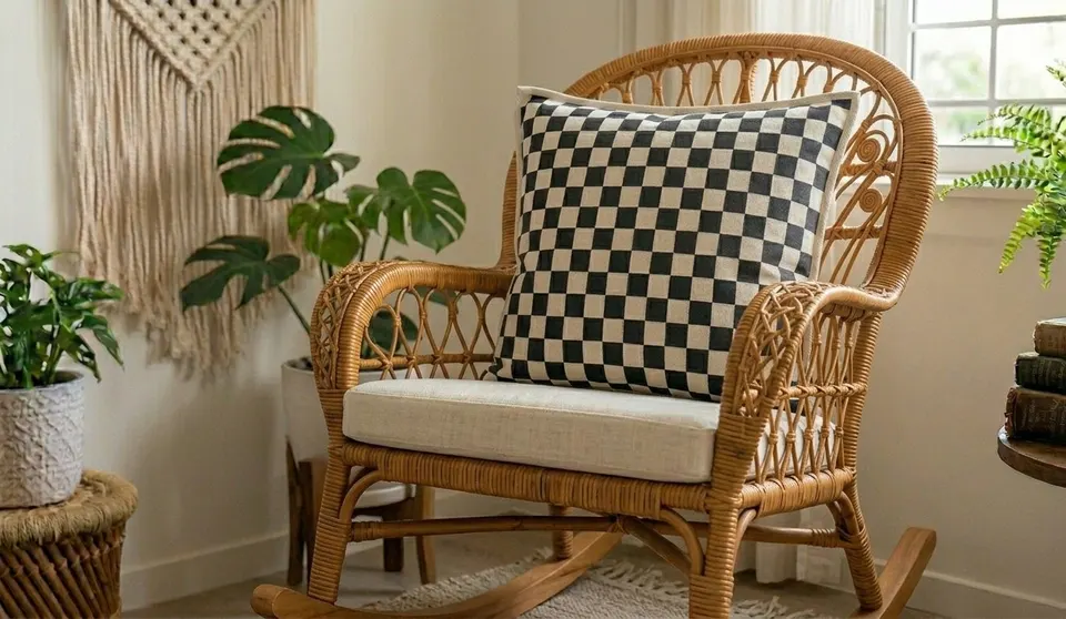 Handpainted Cekard Cushion Cover